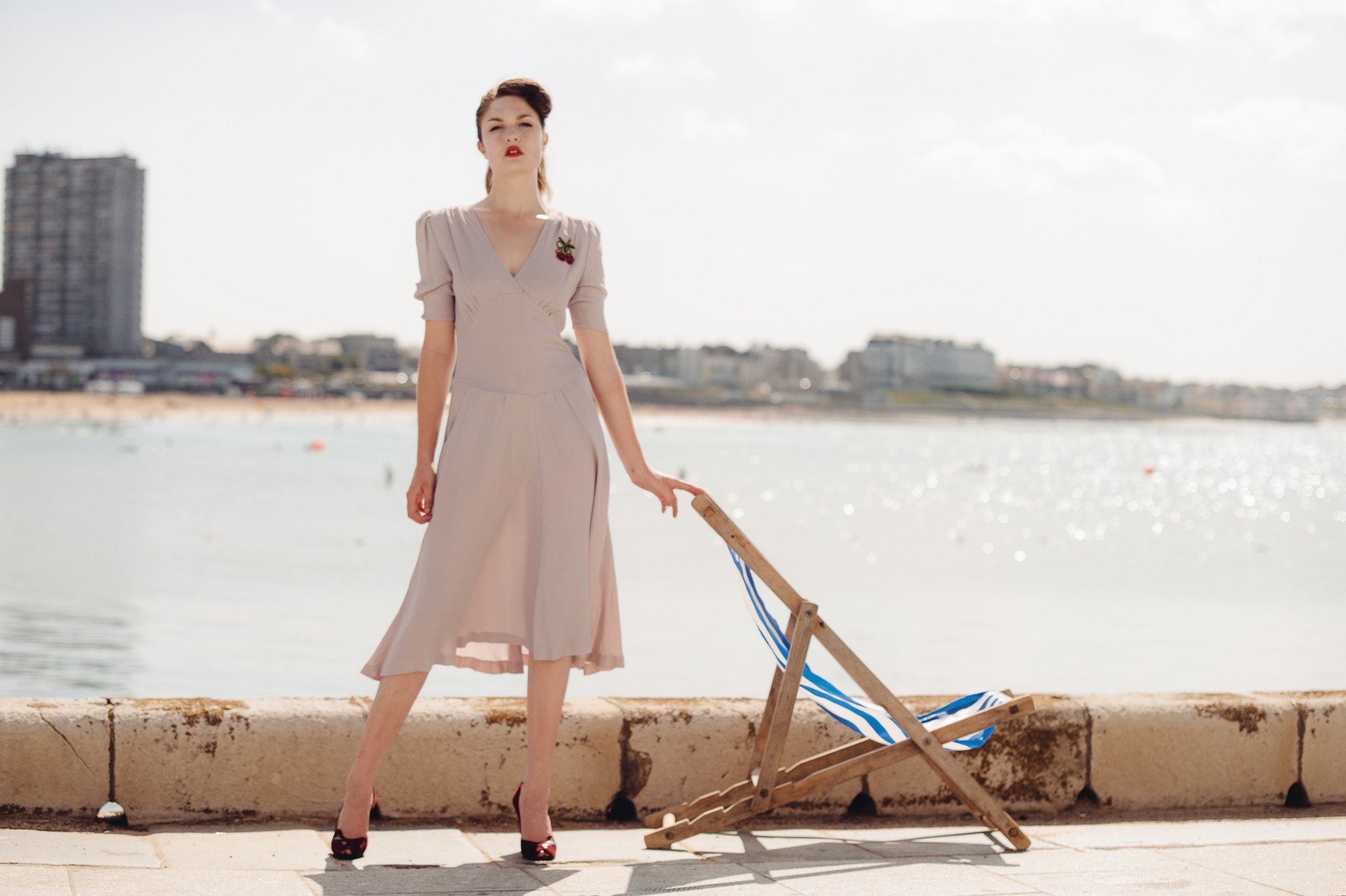 Vintage Bus Stop Dress Margate 