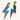 Bowie Bolt Earrings Blue