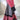 Madampopoff 1970s vintage Jean Varon maxi dress featuring red and black gingham checks with polka dot ruffle details.