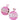 Disco Earrings Pink