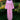 1960s Pink Bell Sleeve Maxi 12 14