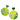 Disco Earrings Green