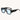 Black/ Blue  Lens Retro Aviators