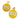 Disco Earrings Gold