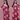 Vintage 70s Deep Rose Angel Wing Maxi -